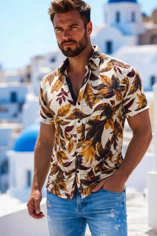 Camisa Hojas de Otoño ARK Vista 2